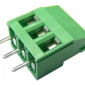 Kit 10 Peças - Borne Kre 3vias Verde -kf128-3t -5,08mm