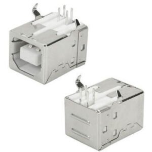 Kit 10 Peças - Conector Usb Tipo B 90 Graus Solda Placa