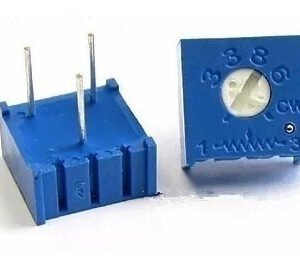 Kit 10 Peças - Trimpot 3386f 100k Horizontal 1 Volta