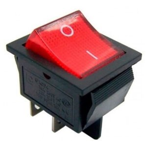 Kit 5 Peças - Chave Gangorra Kcd4-201n 4t 16/20a 250v Vermelha