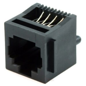 Kit 10 Peças - Modular Jack Rj45 Fêmea 8p8c 180 Graus Pt 52-10