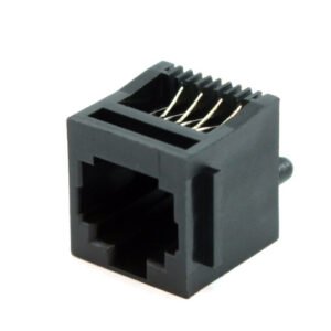 Kit 50 Peças Modular Jack Rj45 Fêmea 8p8c 180 Graus Pt  52-10