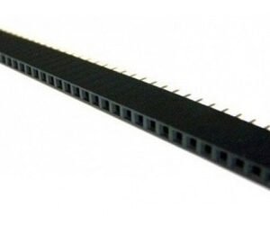 Kit 5 Peças Barra De Pinos Fêmea 1x40 Passo 2,54mm Mci 180graus