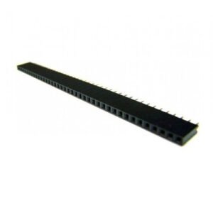 Kit 20 Peças Barra De Pinos Fêmea 1x40 Passo 2,54mm Mci 180graus