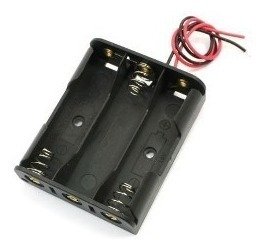 Kit 10 Peças - Suporte Para 3 Pilhas Aa Canoa Pt