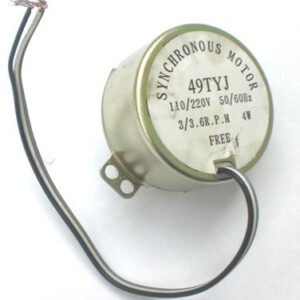 Kit 5 Peças Motor De Microondas 49tyj Bivolt 110-220 Vac 3 Rpm 4w