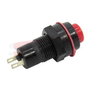 Kit 10 Peças- Chave Push Button Ds-211 Com Trava Vermelha