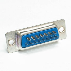Kit 10 Peças - Conector Db15 Macho Solda Fio 2 Fileiras