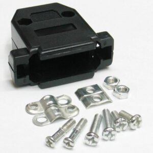 Kit 10 Peças - Conector Db15 Fêmea + Capa Kit Curto Pt