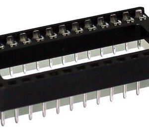 Kit 17 Peças  Soquete P/circuito Integrado 28 Pinos Largo Estampado