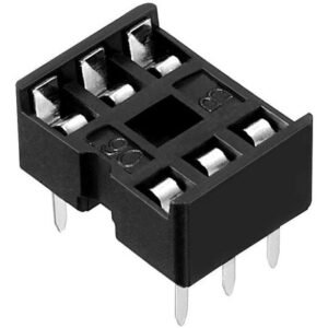 Kit 80 Peças - Soquete Para Circuito Integrado 6 Pinos Estampado