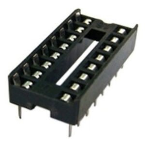 Kit 30 Peças Soquete Para Circuito Integrado 16 Pinos Estampado