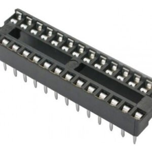 Kit 17 Peças Soquete P/circuito Integrado 28 Pinos Estreito Estampado