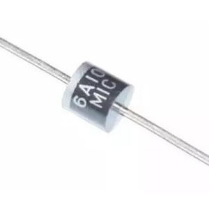 Kit 50 Peças - Diodo 6a10 6a 1000v A Granel Mic Original