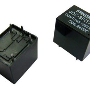 Kit 5 Peças - Rele 24v 1 Contato Reversível 10a 5 Pinos