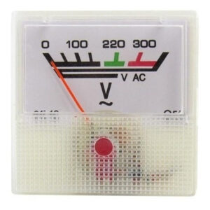 Kit 2 Peças Voltímetro Analógico 0-300v Ac Painel Indústria