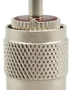 Kit 5 Peças - Conector Uhf Macho P/ Solda Cabo Fino