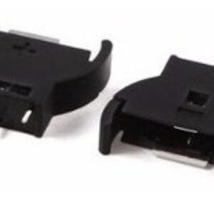 Kit 10 Peças - Suporte P/ Bateria Tipo Moeda Cr2032 Vertical