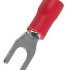 Kit 50 Peças Terminal Garfo/forquilha Isolado M4 0,5 A 1,5mm²