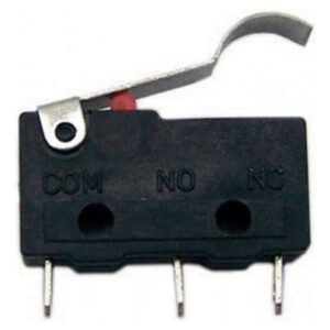 Kit  10 Peças - Chave Micro Switch Kw11-3z-3 Haste Com Curva