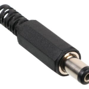 Kit 50 Peças - Plug P4 2,5x5,5x9mm (p8) Plastico Preto1
