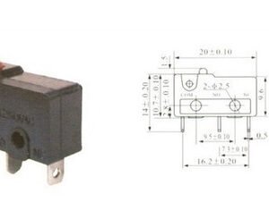 Kit 5 Peças - Chave Micro Switch Kw11-3z-1 3t 3a
