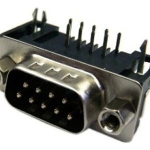 Kit 10 Peças - Conector Db9 Macho 90 Graus Solda Placa