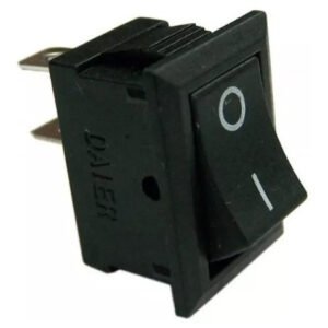Kit 1000 Peças - Chave Gangorra 2 Posições Kcd1-101 - Preto