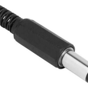 Kit 50 Peças - Plug P4 2,1x5,5x9mm Plastico Para Cabo Preto