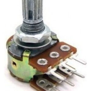 Kit 10 Peças - Potenciômetro Linear Duplo L15 100k 6t Wh148-2