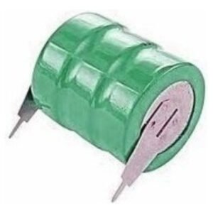 Kit 10 Peças - Bateria Bujao 3,6v 60mah 2 Terminais Ni-cd