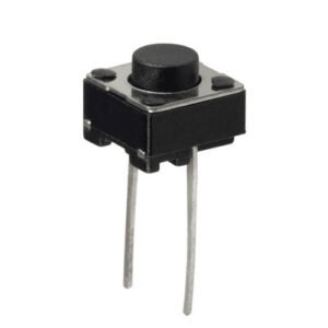 Kit 50 Peças - Chave Tactil 6x6x5mm 2 Terminais 180 Graus