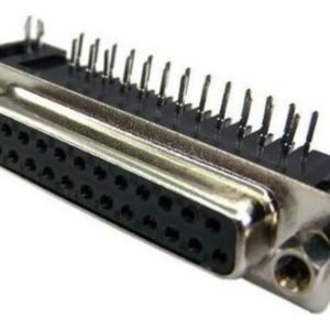 Kit 10 Peças - Conector Db25 Fêmea 90 Graus Solda Placa