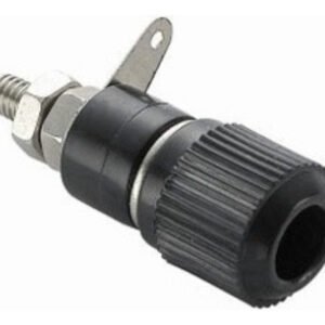 Kit 10 Peças - Borne Para Pino Banana Preto
