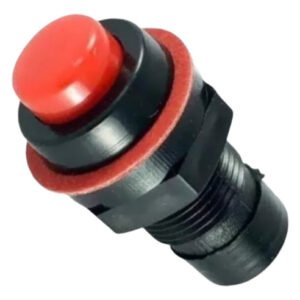 Kit 10 Peças- Chave Push Button Ds-213 Sem Trava Vermelha