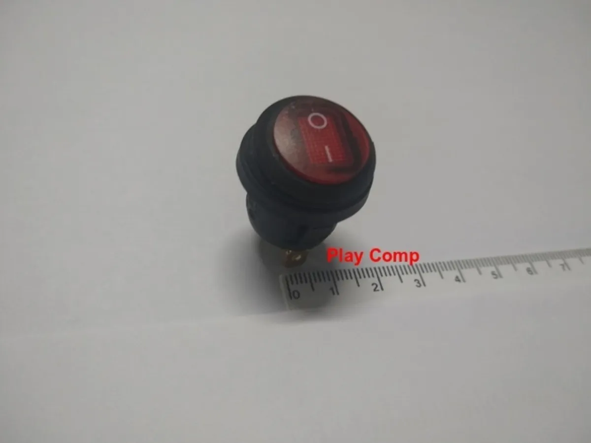 Chave Gangorra Redonda A Prova D' Agua Kcd-105w Neon Vm - Imagem 5