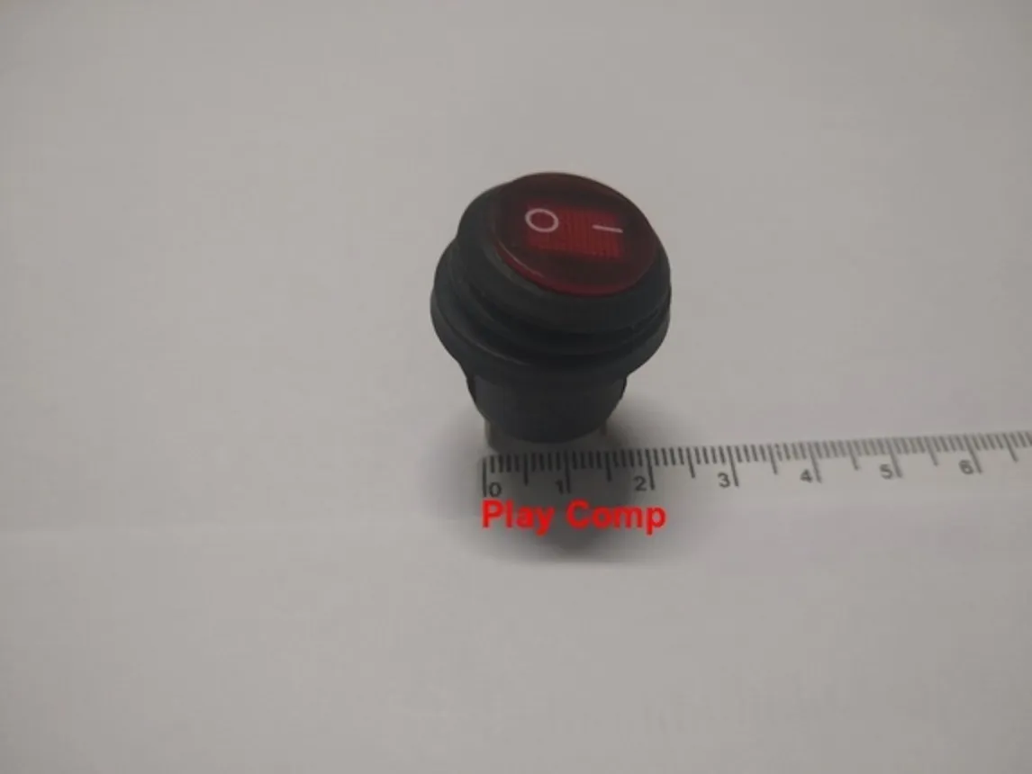 Chave Gangorra Redonda A Prova D' Agua Kcd-105w Neon Vm - Imagem 4
