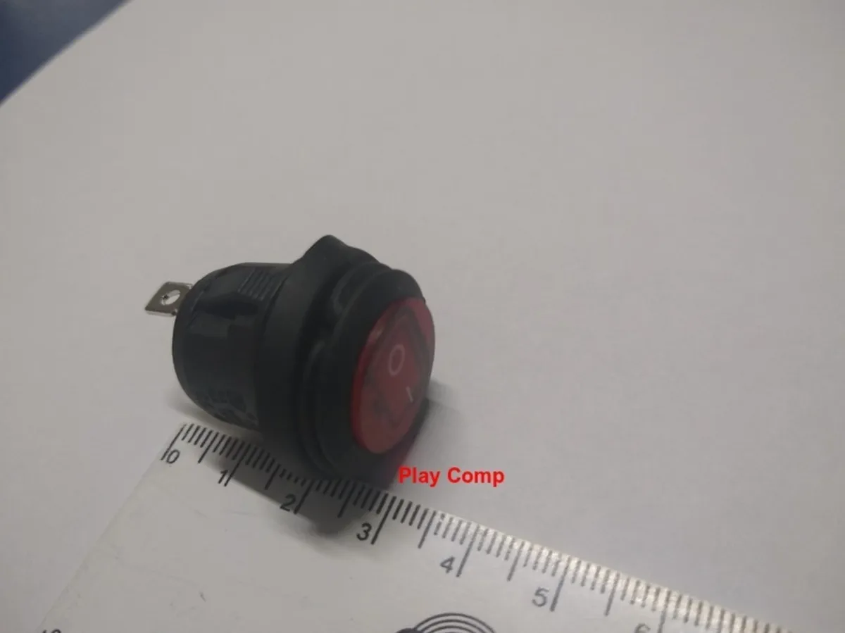 Chave Gangorra Redonda A Prova D' Agua Kcd-105w Neon Vm - Imagem 2