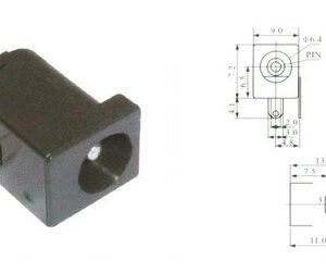 Kit 500 Peças - Conector Dc Jack P4 Fêmea Dc-005 2,1mm Pci