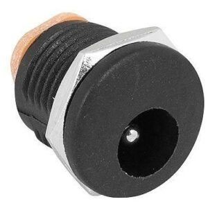 Kit 5 Peças - Jack J4 Rosca Painel Dc-022 2,1mm