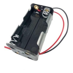 Kit 50 Peças - Suporte P/4 Pilhas Aa 2 Lados Pt