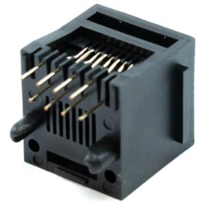 Kit 5 Peças - Modular Jack Rj45 Fêmea 8p8c 180 Graus Pt 52-10