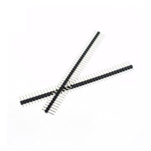 Kit 20 Peças -  Barra De Pinos 1x40x11,2 180 Graus 2.54 Mm