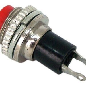 Kit 50 Peças- Chave Push Button Ds-314 Na Sem Trava Vermelha