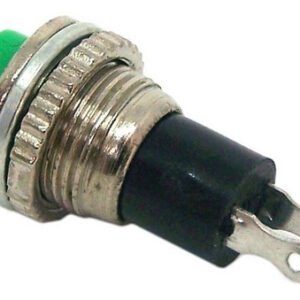 Kit 50 Peças- Chave Push Button Ds-316 Na Sem Trava Verde