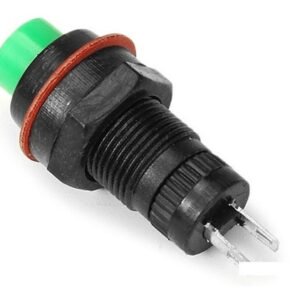 Kit 10 Peças- Chave Push Button Ds-213 Sem Trava Verde