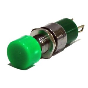 Kit 10 Peças- Chave Push Button Ds-323 Na Sem Trava Verde