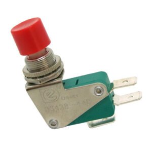 Kit 10 Peças  Chave Botão Micro Switch Ds438 Na S/ Trava Vermelha