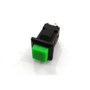 Kit 10 Peças - Chave Push Button Ds-429 Verde 2t Com Trava