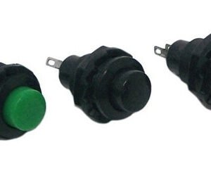 Kit 10 Peças - Chave Push Button Na R13-502 Sem Trava Vermelha